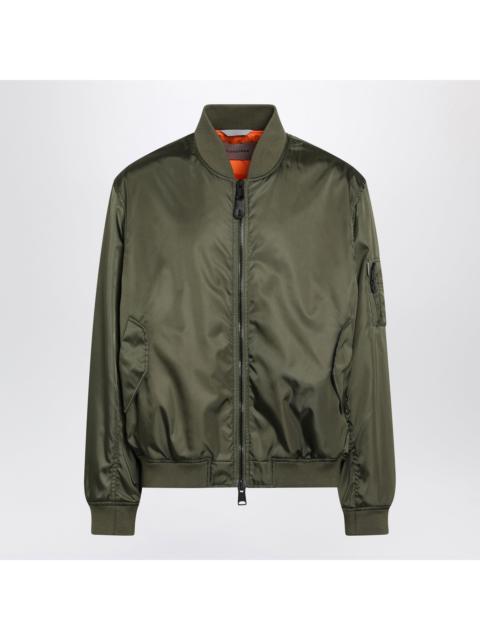 BALENCIAGA Balenciaga Khaki Green Nylon Zip-Up Jacket Men