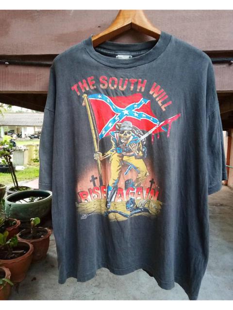 Other Designers Vintage 90s Distressed The South will rise again Zipit uk