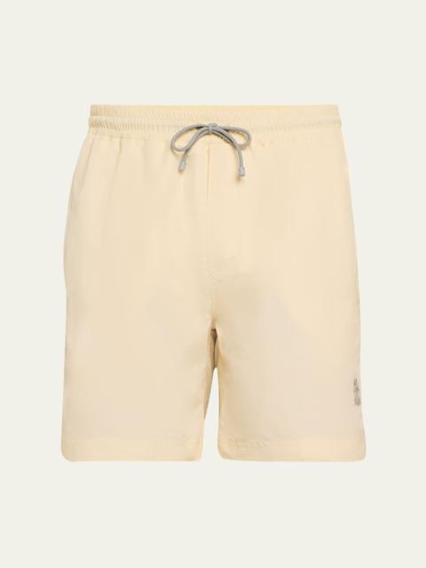 Brunello Cucinelli Men's Solid Swim Trunks