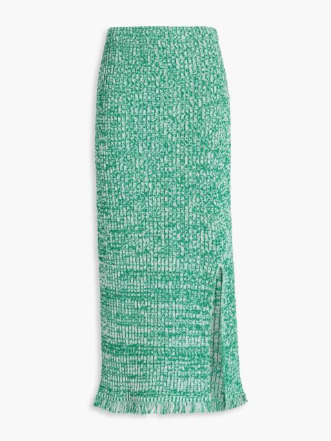 DIANE VON FURSTENBERG Emmie ribbed cotton midi skirt