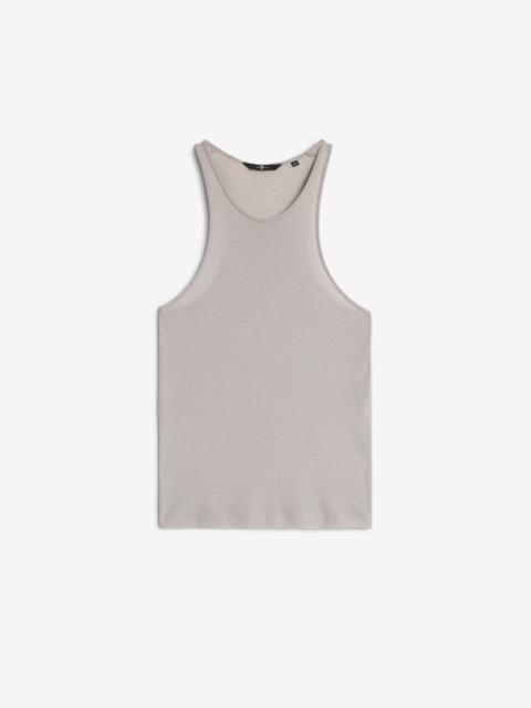 7 For All Mankind Racer Front Tank in Plum