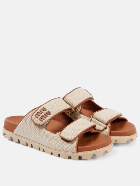 Canvas sandals