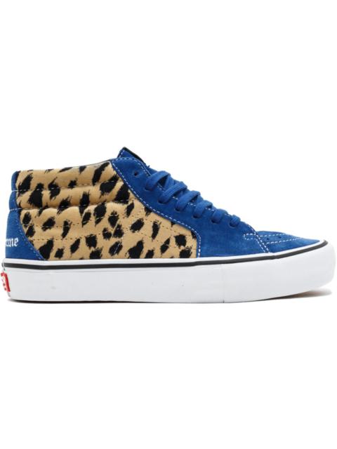 Vans Vans Sk8-Mid Supreme Velvet Leopard Royal