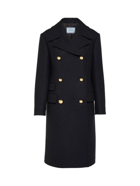 Prada Double-breasted Wool Coat
