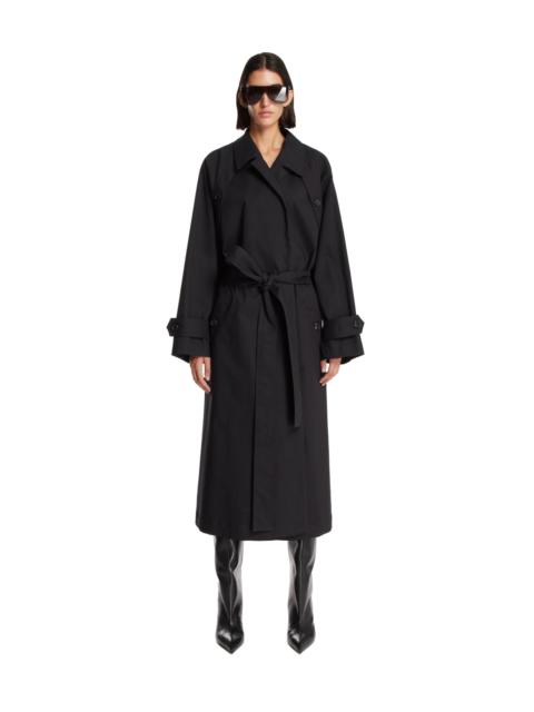 armarium Black Belted Trench Coat