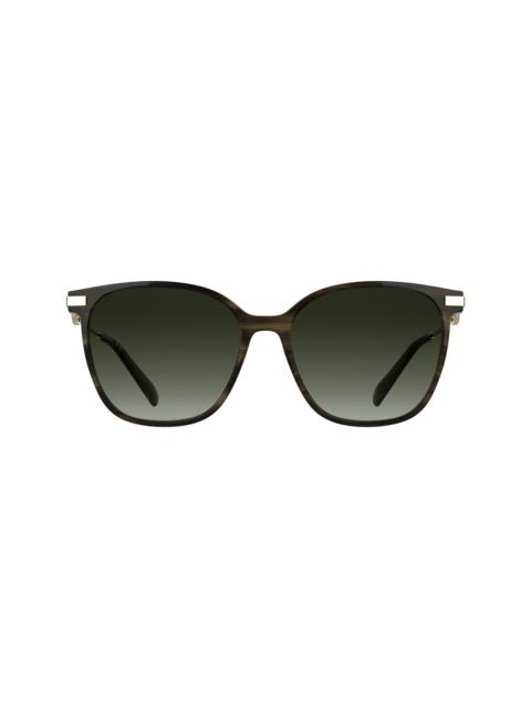 Longchamp Sunglasses Striped brown - Acetate