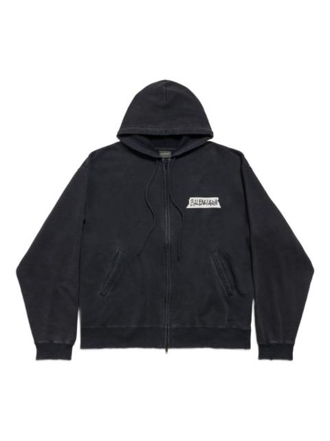 BALENCIAGA Balenciaga Men Masking Tape Hoodie