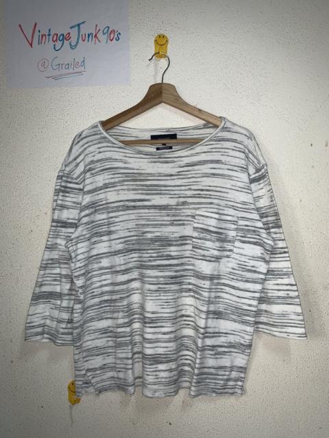 Other Designers Japanese Brand × SHIPS × Ships Jet Blue - Ship jet blue mohair T-shirt 3 quater