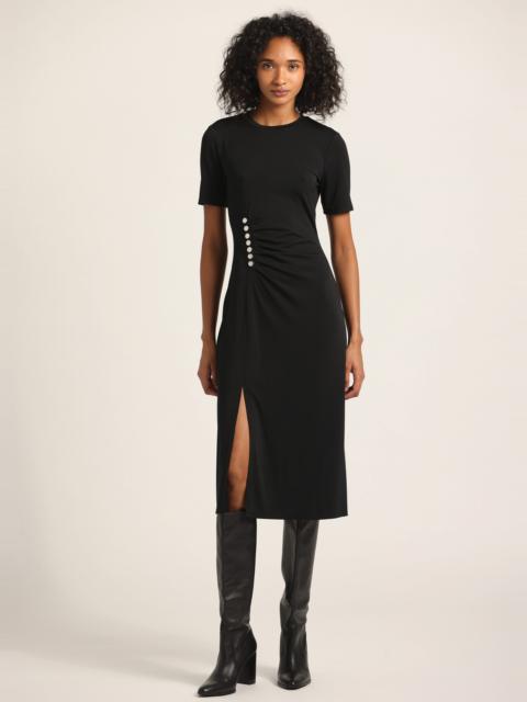 DEREK LAM 10 CROSBY LUCILLE PLEATED STUD DRESS