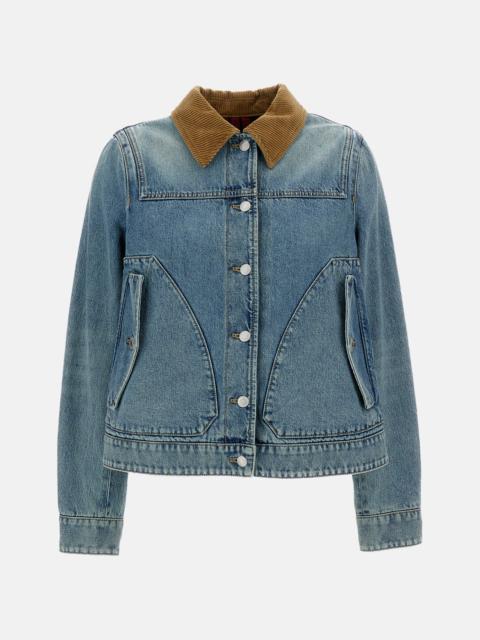Alexander McQueen Alexander Mcqueen Women Denim Jacket
