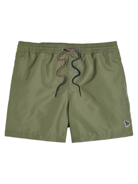 Paul Smith Paul Smith Zebra-appliquéd Shell Swim Shorts