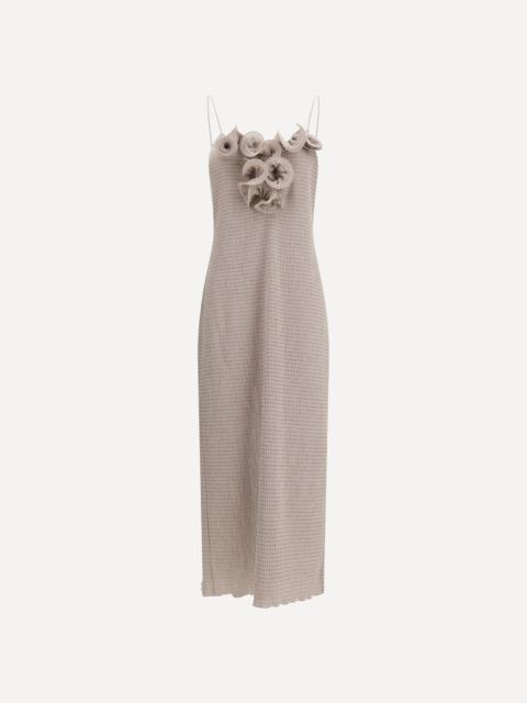 MAGDA BUTRYM Sleeveless Crepe Beach Long Dress