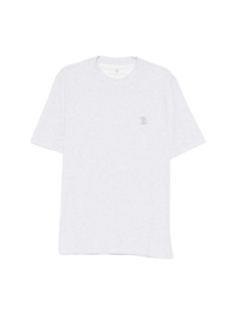 Brunello Cucinelli Logo cotton t-shirt