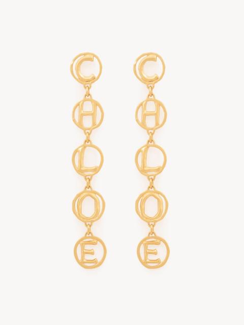 Chloé THE CHLOÉ SCRIPT EARRINGS