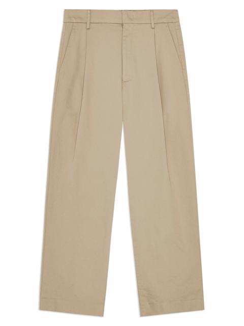 NN07 NN07 Kay Flat Front Tapered Pants in Desert Khaki at Nordstrom