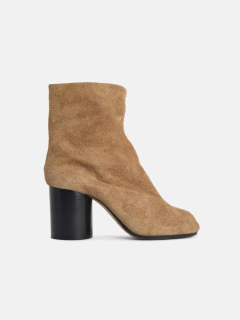 Maison Margiela CAMEL SUEDE TABI ANKLE BOOTS