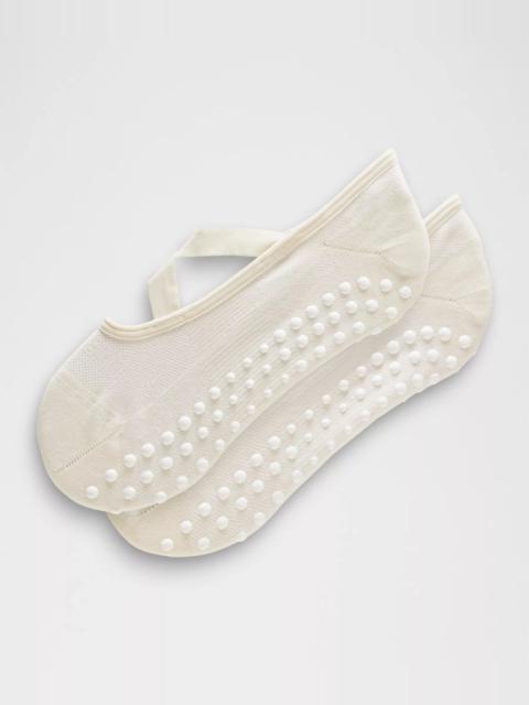 lululemon Unisex Find Your Balance Grip Tab Socks Strappy *Updated