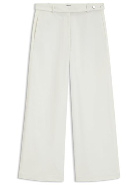 BOSS RELAXED-FIT TROUSERS IN COTTON CANVAS