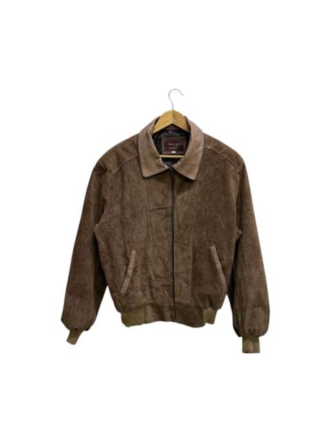 Other Designers VINTAGE LESTER PIEL MEXICO SUEDE LEATHER BOMBER JACKET