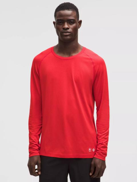 lululemon Team Canada Metal Vent Tech Long-Sleeve Shirt *COC Logo
