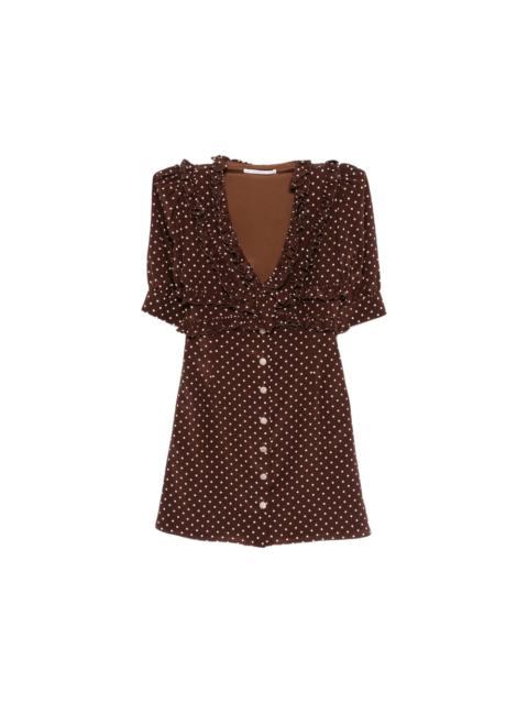 Alessandra Rich Alessandra Rich Brown Dresses - Day Dresses Women