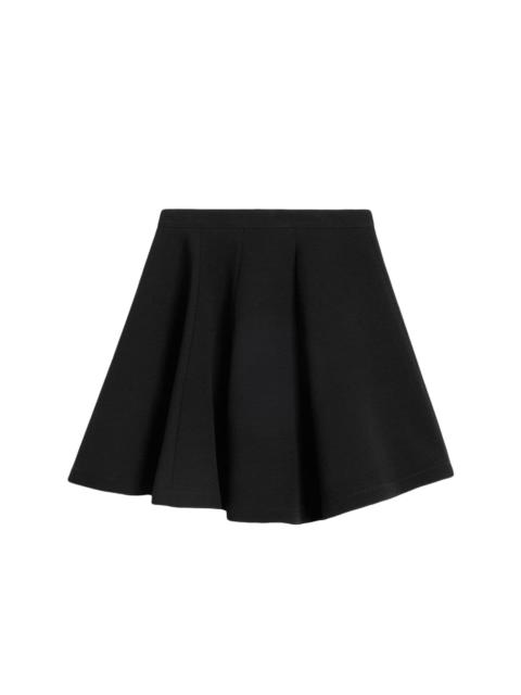 AMI Paris virgin wool skater mini skirt