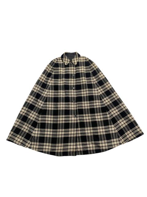 Burberry Vintage 80s Burberrys Tartan Reversible Poncho