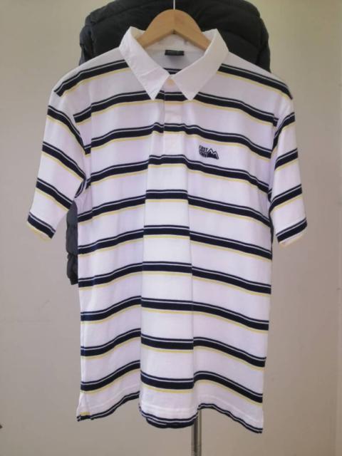 Other Designers Outdoor Life - STRIPE FIRST DOWN POLO TEE COLLAR T SHIRT