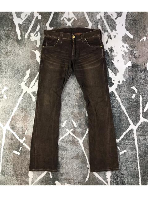 Other Designers Vintage - Vintage Lee Jeans Faded Brown Flare Denim KJ1660
