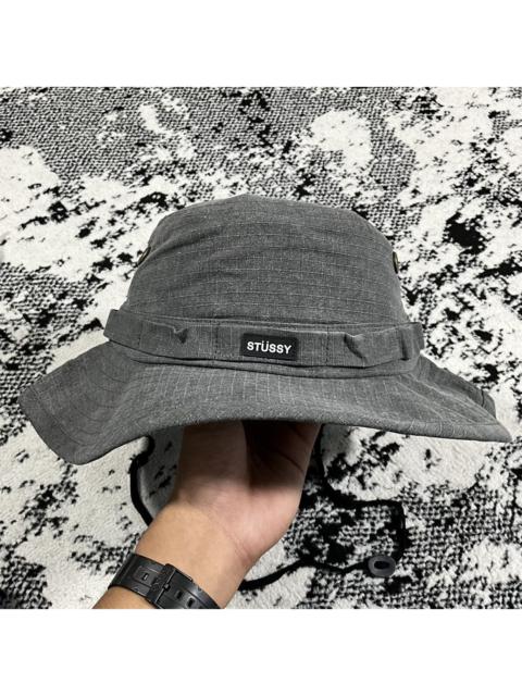 STUSSY WASHED RIPSTOP BOONIE HAT - L/XL