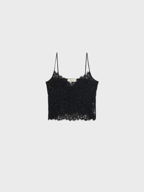 Blumarine RÉBRODÉ LACE TOP