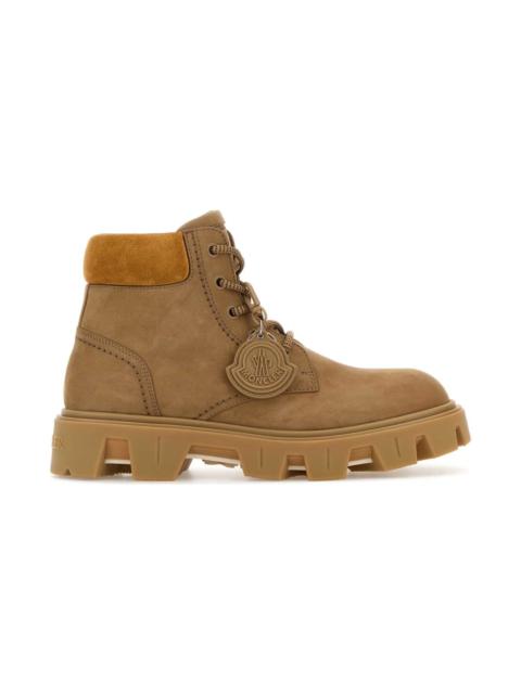Camel Suede Peak City Ankle Boots