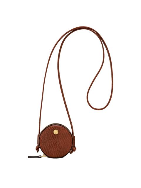 Longchamp Épure Coin purse with cord Brown - Leather