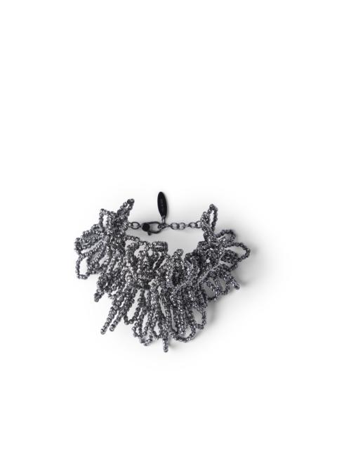 Brunello Cucinelli Brunello Cucinelli Hematite and Sterling Silver bracelet in Lignite Grey at Nordstrom