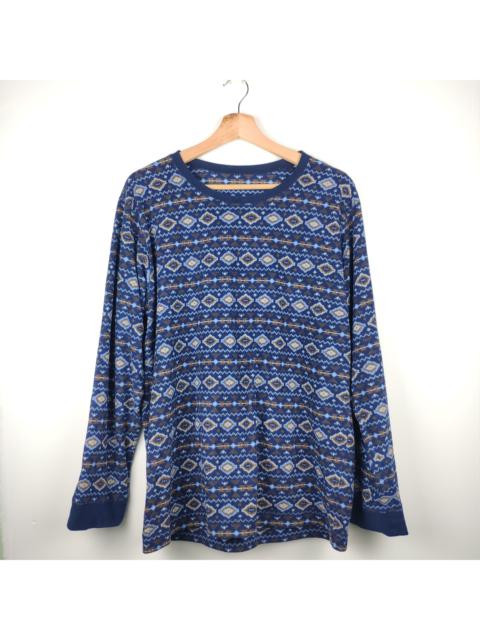 Other Designers Uniqlo - Steal 💥 Uniqlo Fleece T shirt Long Sleeve Native Art