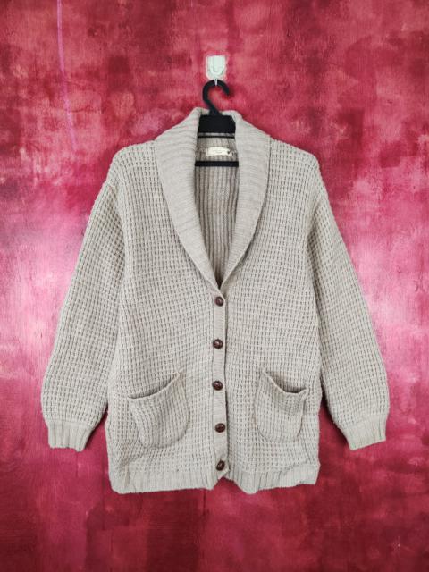 Other Designers Coloured Cable Knit Sweater - Earth Music & Ecology Light Brown Knitwear Cardigan