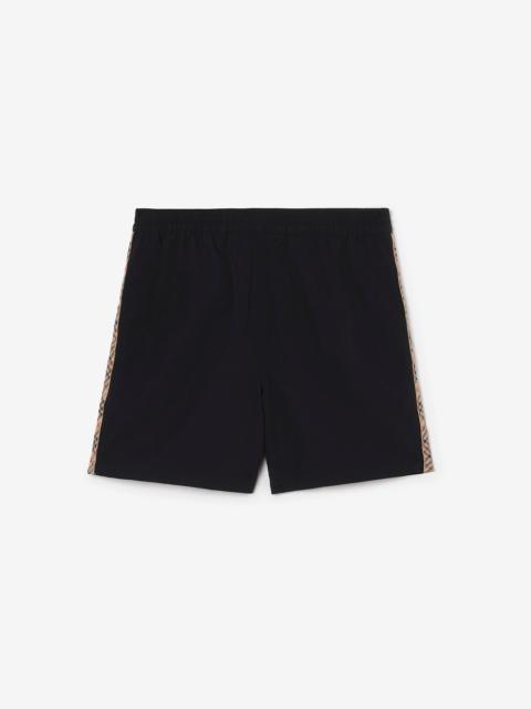 Burberry Check Trim Swim Shorts