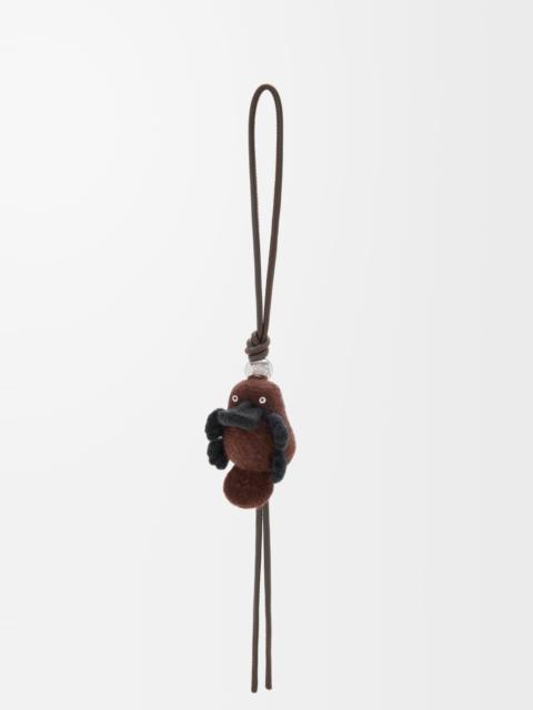 Loewe Platypus charm in felt