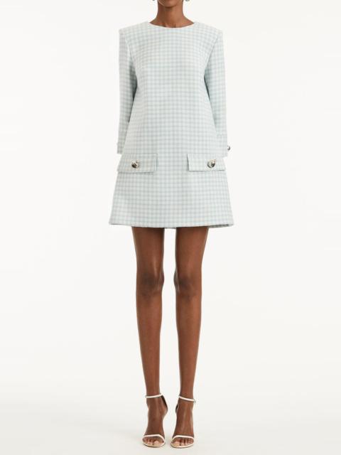Oscar de la Renta Checked Day Dress
