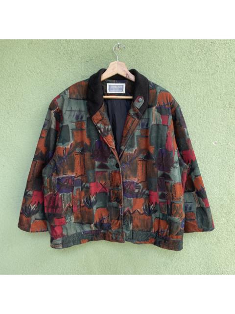 Other Designers Vintage - Vintage SOPHISCATED NATURAL Art Design Coat Jacket
