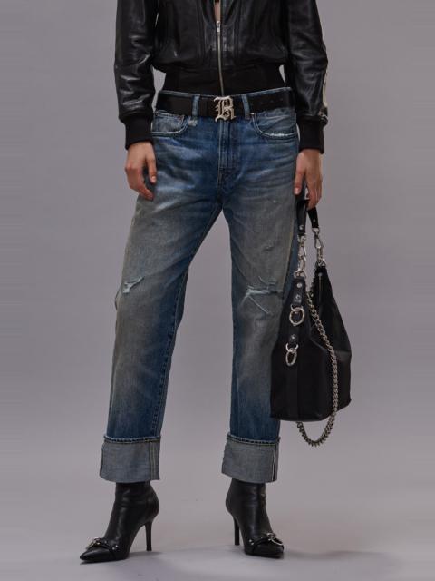 R13 CUFFED BOYFRIEND JEAN