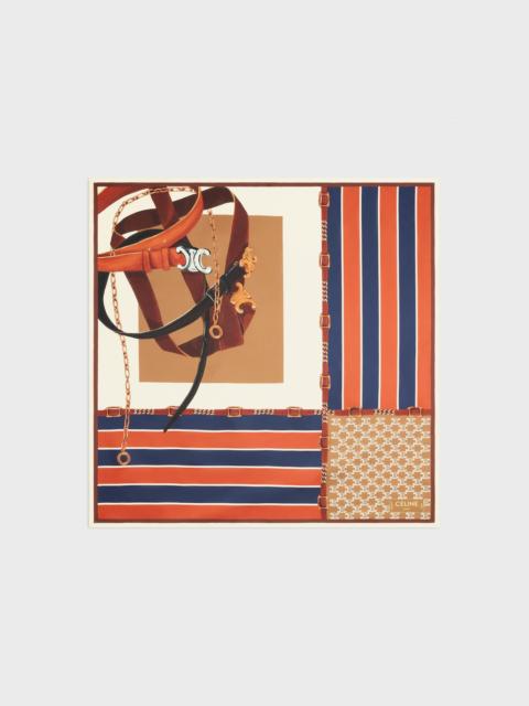 CELINE Celine Scarf In Silk Twill