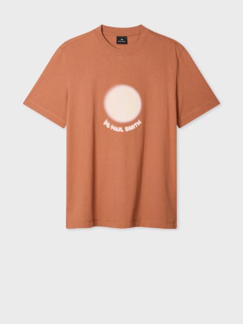 Paul Smith Rust 'Sun Spot' Print T-Shirt
