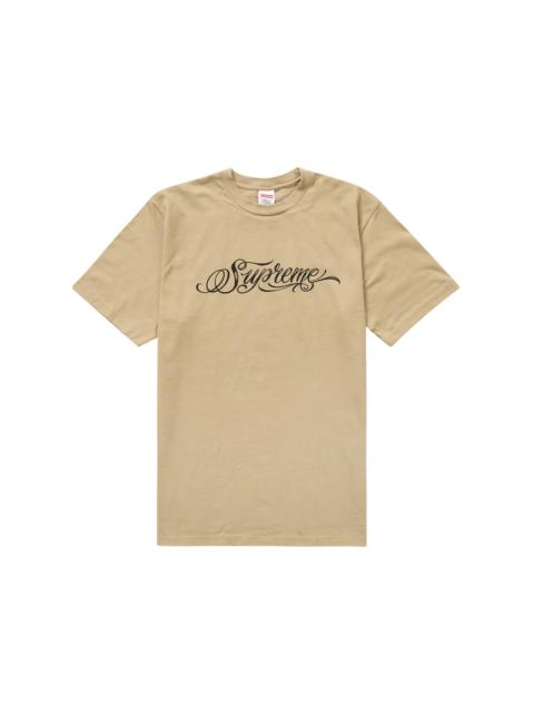 Supreme Supreme Script Tee Khaki