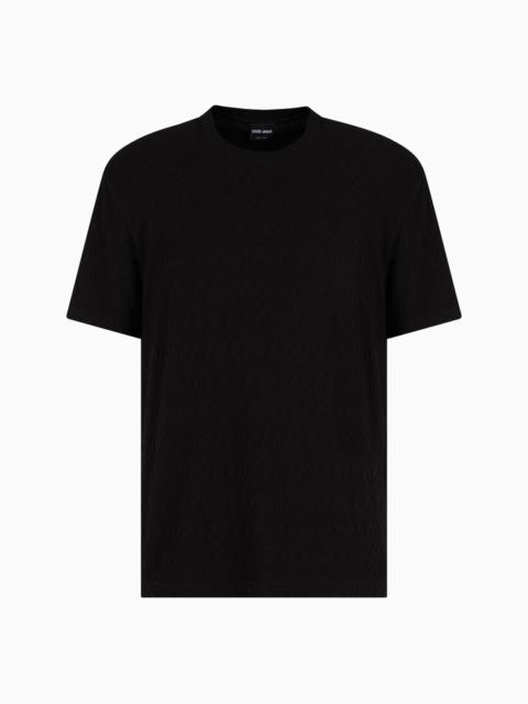 GIORGIO ARMANI STRETCH VISCOSE-BLEND CREW-NECK T-SHIRT
