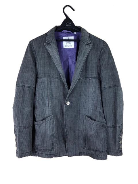 Levi's LEVI'S ONE BUTTON DENIM SPORT BLAZER JACKET