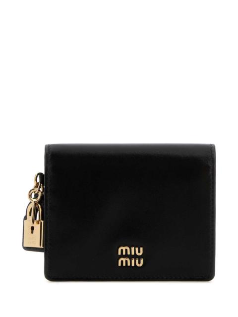 Miu Miu Miu Miu Women Black Leather Wallet