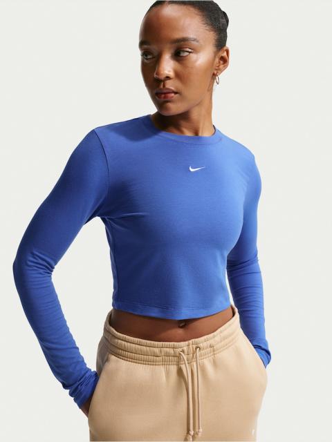 Nike Nike Sportswear Chill Knit Women's Slim Long-Sleeve Cropped Top
