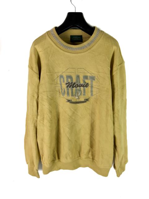 Other Designers Vintage - CRAFT MOVIE FUR WOOL EMBROIDERY LOGO SWEATSHIRT