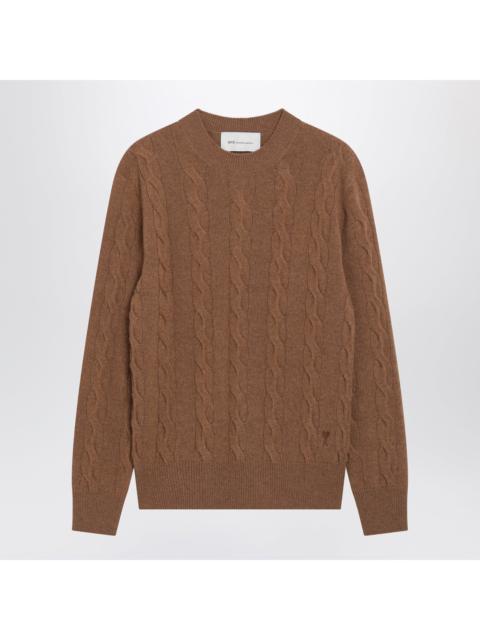 AMI Paris Ami Paris Camel Merino Wool Sweater Women